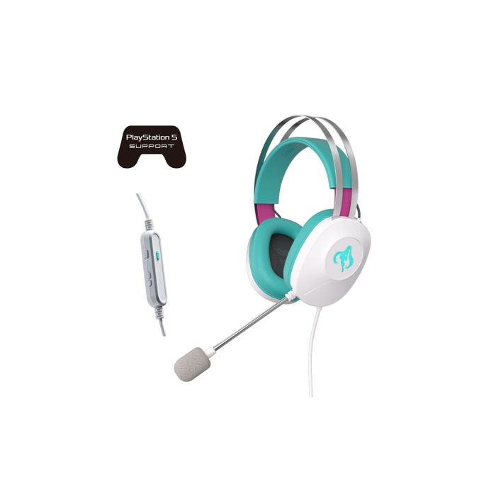 Casque Gaming - Asus - TUF H1 Gen II - Hatsune Miku Edition - 40mm - Filaire - 7.1 Surround