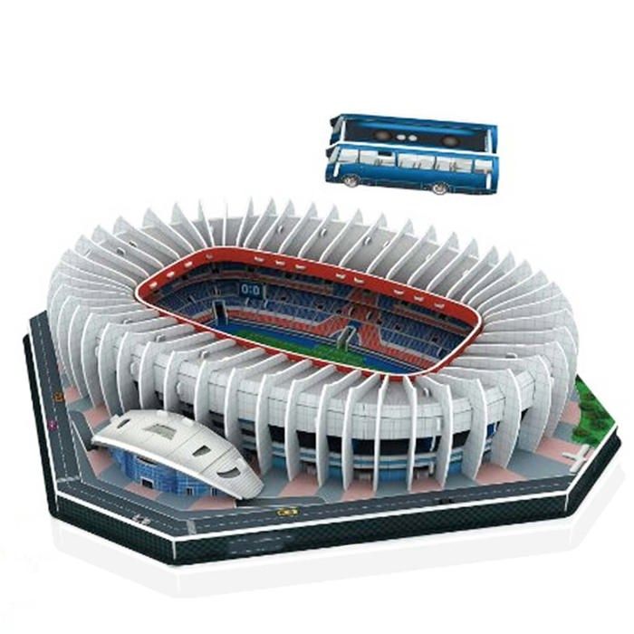 Stade - Onwind - Parc des TD Princes Stade domicile Paris 137 Pcs Saint-Germain Bâtiment Stade Jouets dassemblage modèle 3D Jouets