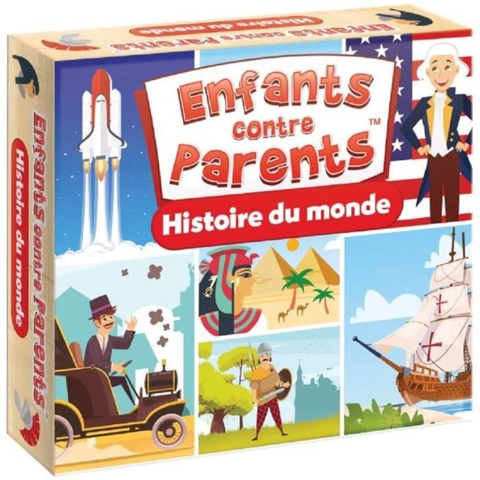 KANGUR Jeu de Plateau Familial Jeux de Société pour Enfants et Adultes Quiz  Jeu de Cartes Enfants Contre Parents Cite 3 ! : : Jeux et Jouets