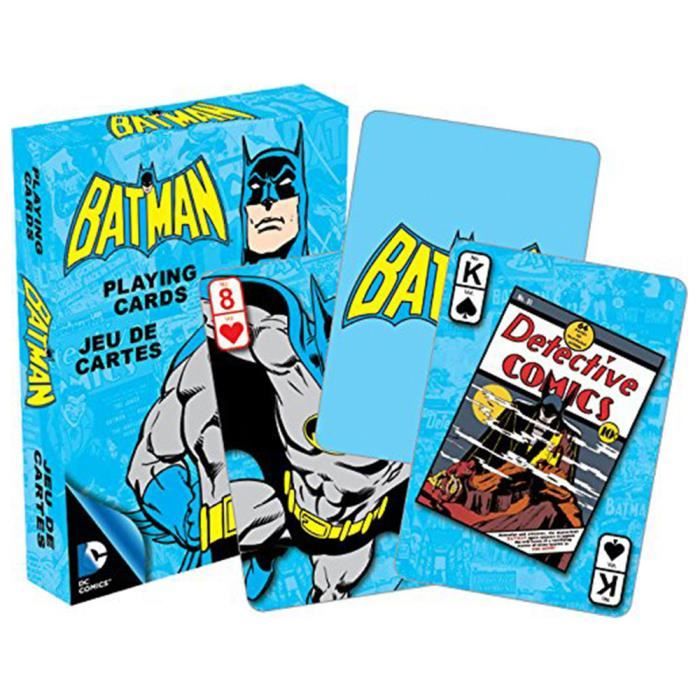 Carte Da Gioco Batman DC Comics In Latta Retrò: Mazzo Da 55 Carte Vintage, Regalo Per Fan