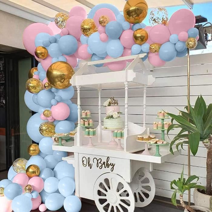 Kit arche à ballons Baby-Shower / Gender reveal – Deco en Folie Kit arche à ballons Baby-Shower / Gender reveal – Deco en Folie