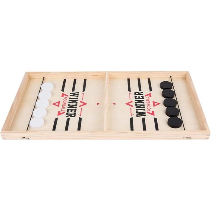KFDDRN Sling Puck - Jeu De Société De Hockey De Qualité Supérieure - Convient Pour L'interaction Parent-enfant - Jouet De Société Pour Deux Joueurs