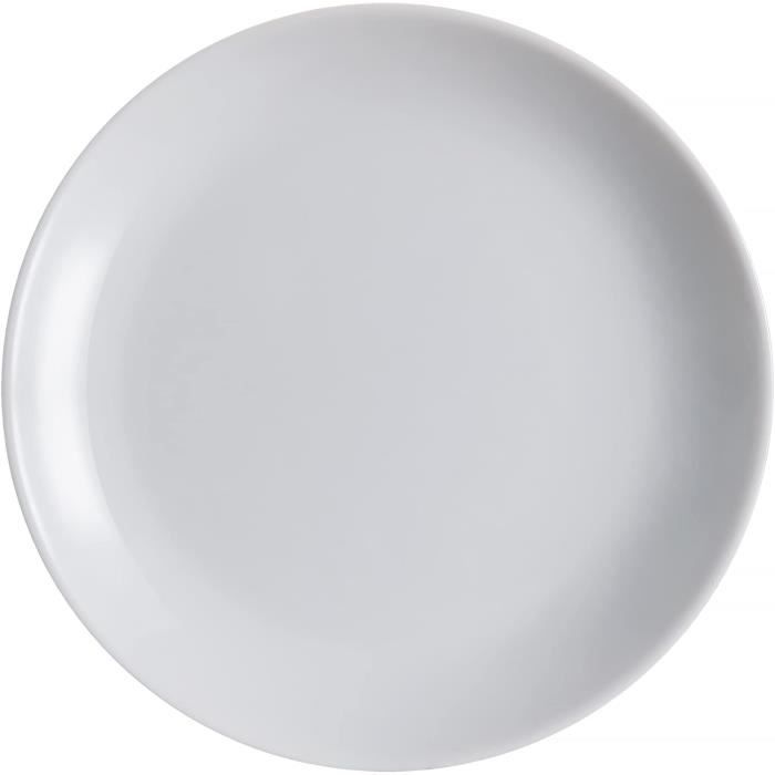 Assiette Plate Luminarc Diwali Colours - 27 Cm En Verre Trempé Granite - Micro-ondes & Lave-vaisselle
