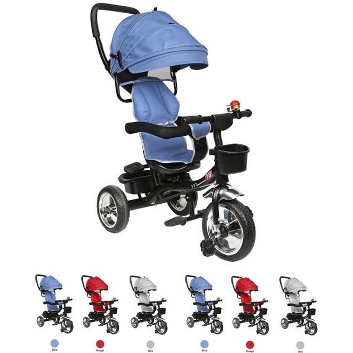 Tricycle Evolutif - De 1 à 5 ans - Mixte - Bleu - Cdiscount Jeux