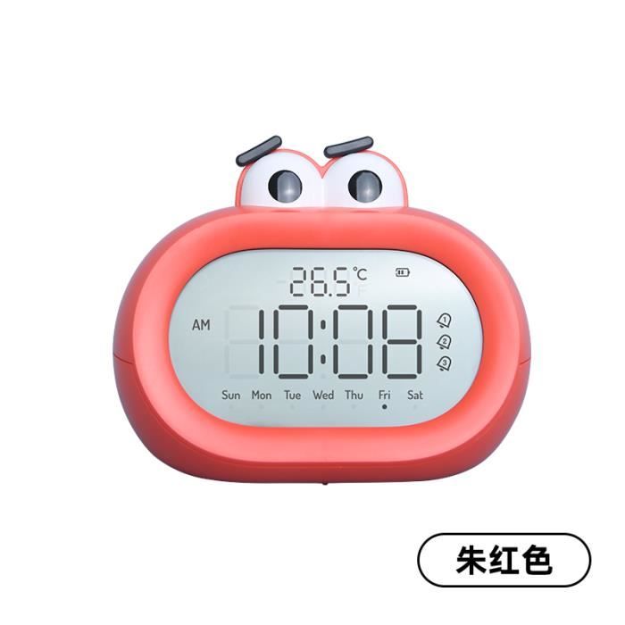 Des gamins LED Numérique Anime Réveil 7 couleurs Dessin animé Chambre Mignonne Réveil Mini Voyage Réveil Fans de cinéma Réveil Cadeau d/'anniversaire pour Enfants Garçons Les filles Les adolescents