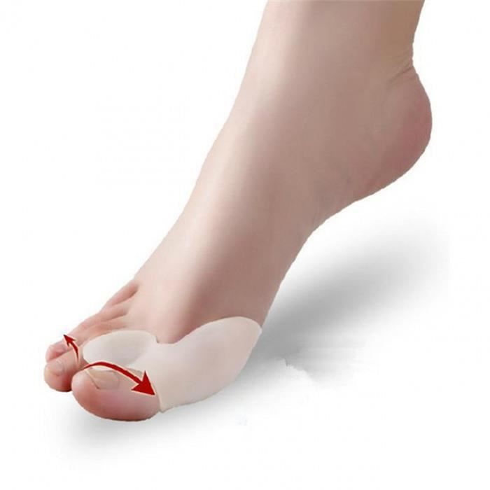 Protecteur/Correcteur D'Oignon De Pied (Hallux Valgus) - Séparateur D'Orteils - Taille S/M/L - Matière SEBS