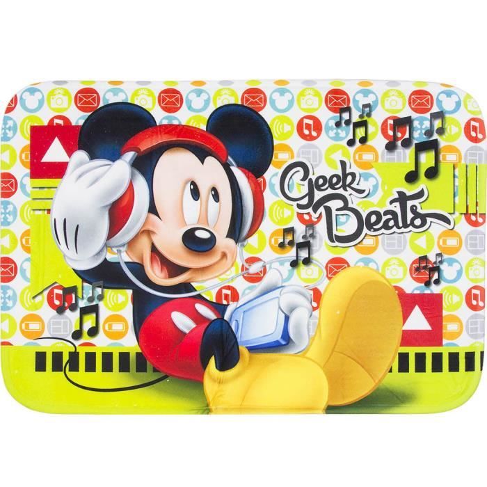 tapis chambre a coucher salle de bain mickey mouse tapis d enfants 45669 achat vente tapis de bain cdiscount