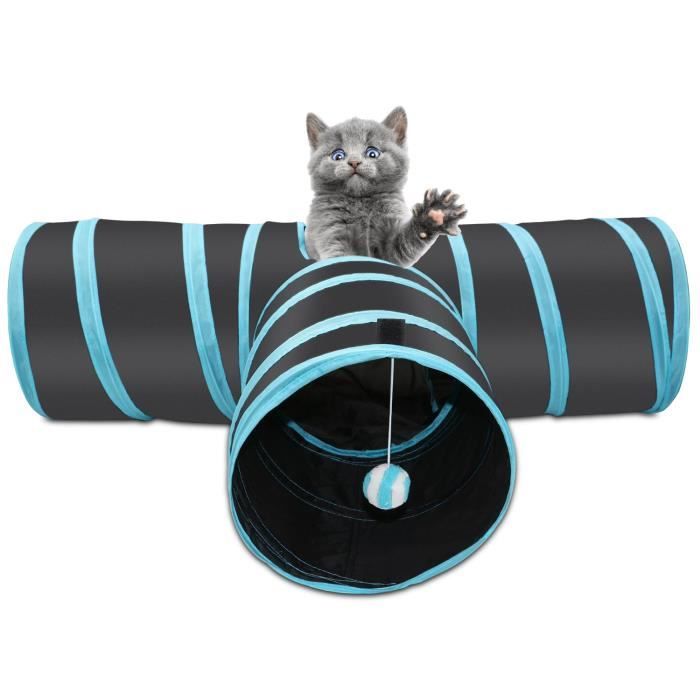 Tunnel Pour Chat Pliant A 3 Voies Jouet Pour Animaux Domestiques Avec Une Petite Balle Suspendue Pour Minou Noir Et Bleu Pt035 Achat Vente Tapis De Jeu Tunnel Tunnel Pour Chat Cdiscount Tunnel Pour Chat Pliant A 3 Voies Jouet Pour Animaux Domestiques Avec Une Petite Balle Suspendue Pour Minou Noir Et Bleu Pt035 Achat Vente Tapis De Jeu Tunnel Tunnel Pour Chat Cdiscount