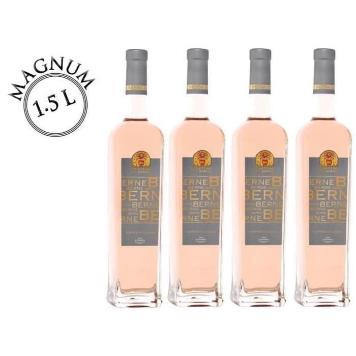 4 Magnum Terres De Berne Cuvee Terre De Berne Aop 2018 Achat Vente Vin Rose 4 Magnum Chateau De Berne C Cdiscount