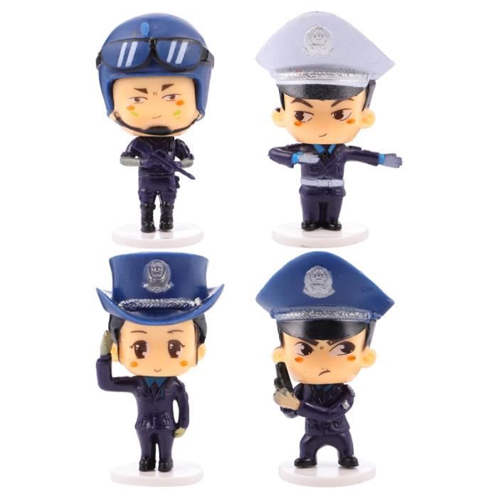 4 Pieces Mignon Decoration De Gateau Dessin Anime En Caoutchouc Reutilisable Creatif Police Decoration De Table Centre De Table Achat Vente Decoration De Table Soldes Sur Cdiscount Des Le Janvier Cdiscount