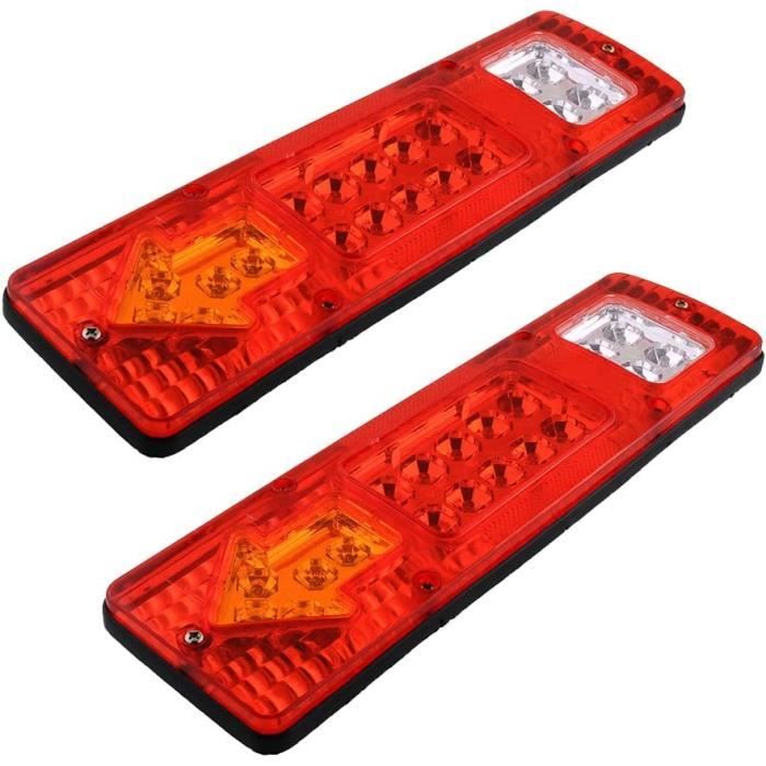 Lot De 2 Feux Arrière Universels Gauche Et Droite Pour Camion - Compatible Mercedes Sprinter, Vario, Atego