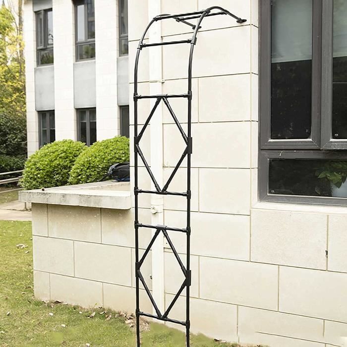 Arche De Jardin Demi-Côté En Acier - Pour Plantes Grimpantes Et Roses