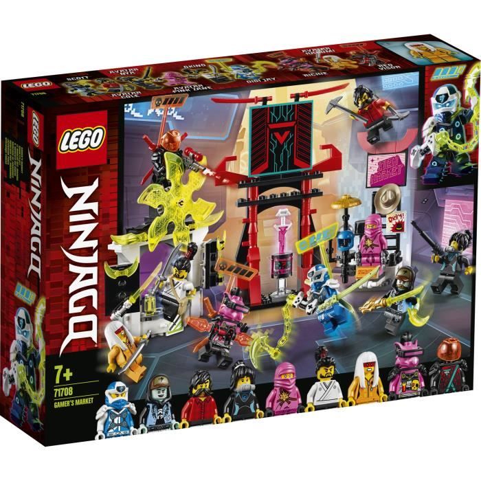 LEGO® NINJAGO® 71708 Le marché des joueurs - Cdiscount Jeux - Jouets
