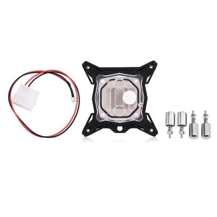 Vis De Bloc Eau CPU Zunate 4 Pièces Aluminium M3 - Compatible 1150 1151 1155 1156