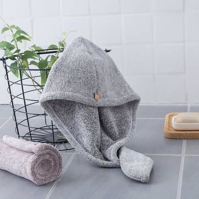 Serviette à Cheveux Microfibre Séchage Rapide Laojbaba - Ultra Absorbante Pour Cheveux Longs Et Épais - 50,8 X 101,6 Cm