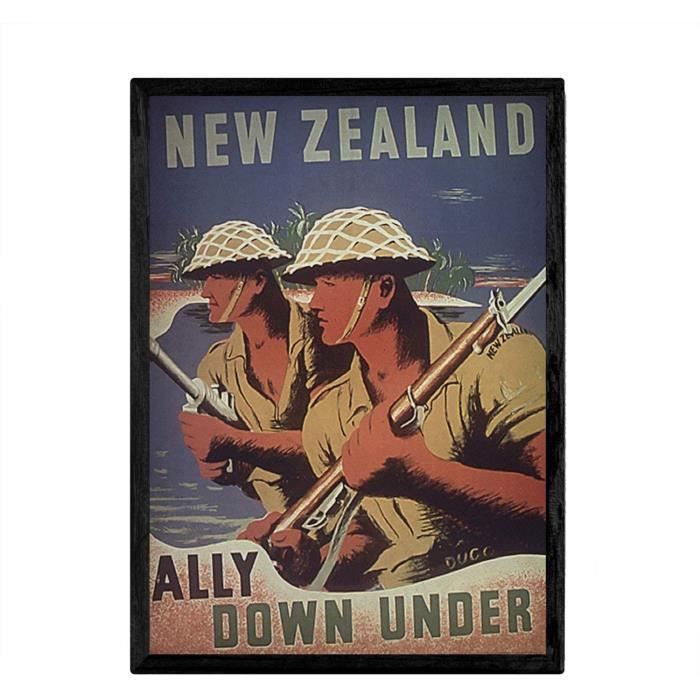 Nacnic Affiche Ancienne Nice Format A3 - Décoration Rétro Vintage Sans Cadre