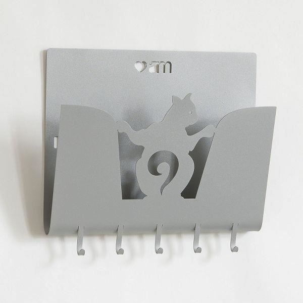 Porte Courrier Porte Cles Mural Design Chiavi Posta Aluminium