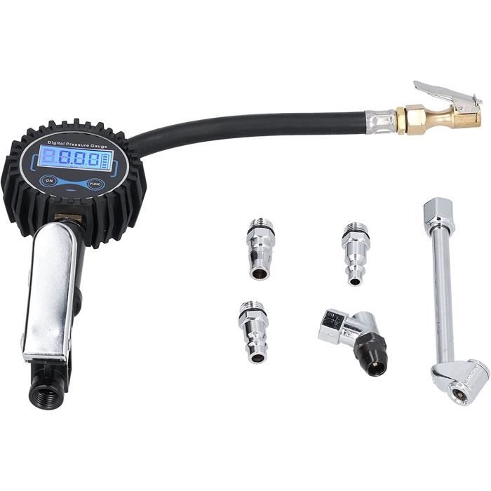Fourche de VéLo Pompe à Air 300PSI Gonfleur de VéLo Valve Presta Tuyau