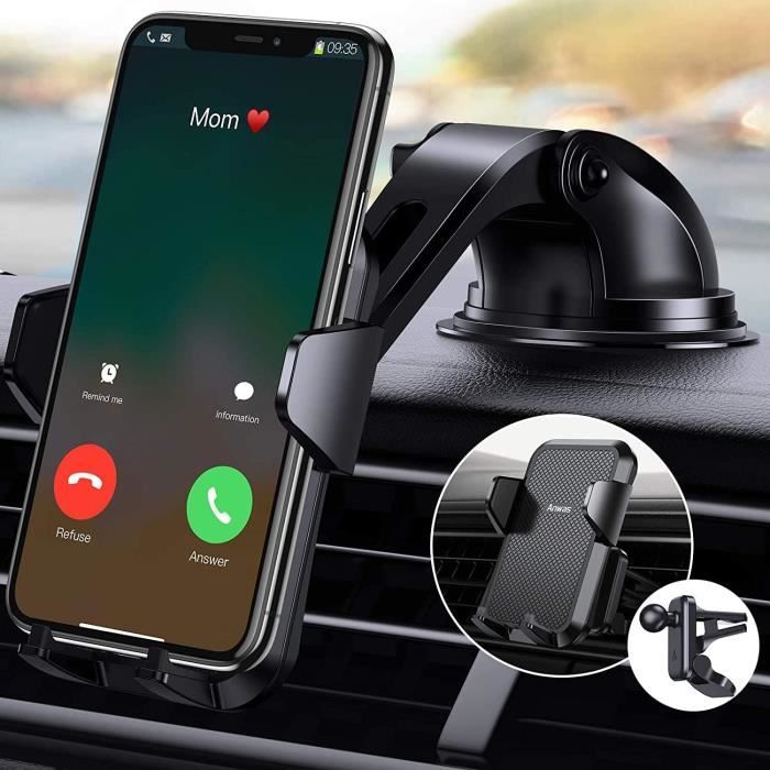 Support Telephone Voiture Ventouse Support Portable Voiture pour