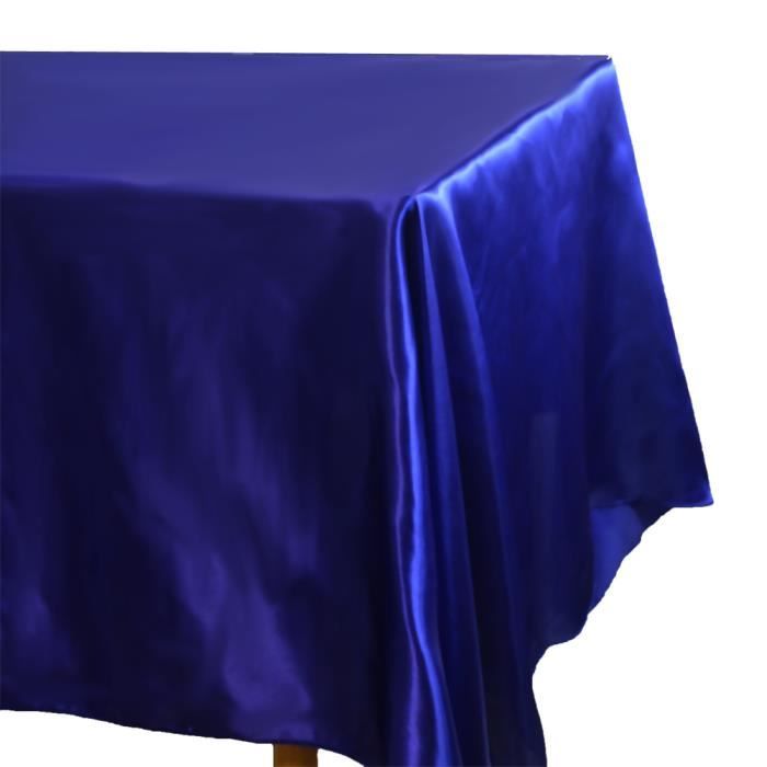 Couleur bleu roi taille 145x200cm57x78 pouces Nappe rectangulaire en