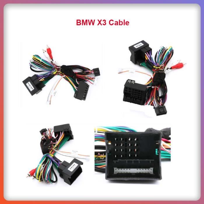 Câble BMW X3 - Boîtier Canbus Décodeur Adaptateur Décodeur Pour Bmw Avec Câble De Faisceau D'alimentation À 1