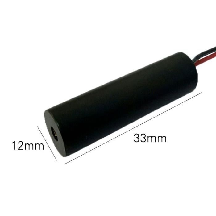 Module Laser Point Jaune 571nm 10mW - Mini Taille 12*21mm, Puissance Faible, Pour Bricolage Ou Pointer