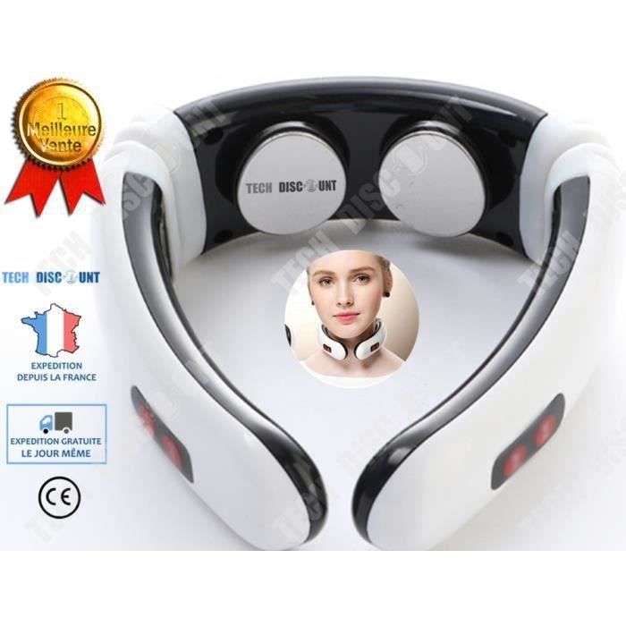Snailax Masseur de dos portable sans fil avec chaleur, masseur à