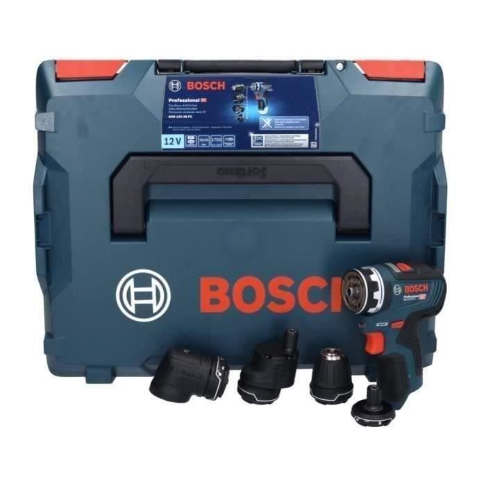 Perceuse-visseuse Bosch Professional GSR 12V-35 FC Flexiclick sans batterie avec 4 adaptateurs Flexi