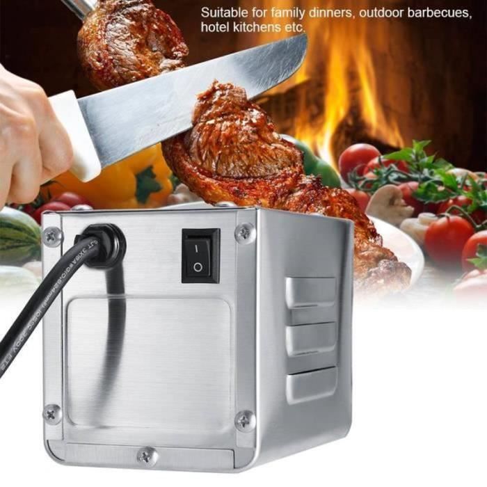 Outil Camping Pique-nique Grill Ventilateur De Barbecue à Batterie Rechargeable – Moteur En Cuivre, Contrôle De Vitesse, Allume-feu Rapide Pour Charbon Ventilateur D'extérieur Moteur En Cuivre