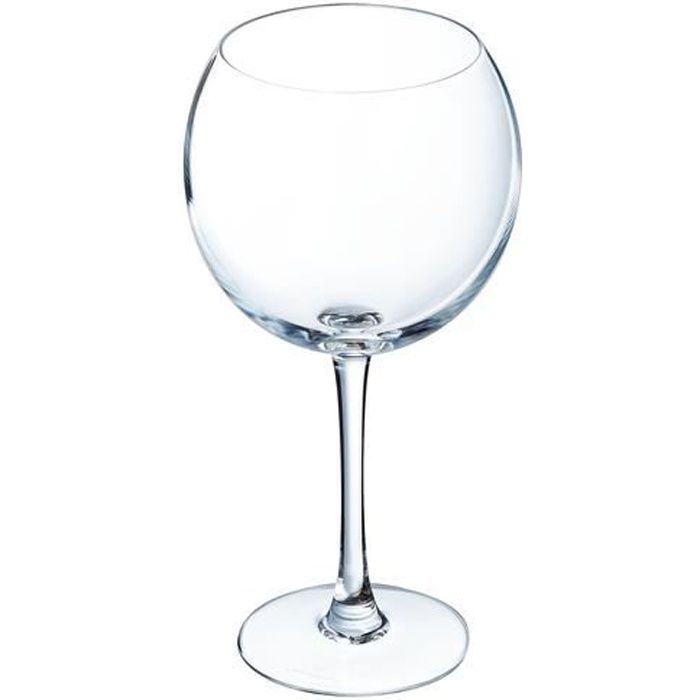 6 verres a vin 70cl cabernet ballon chef sommelier cristallin ultra transparent 30 plus resistant cdiscount maison