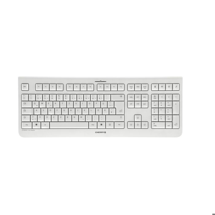 Clavier sans fil - CHERRY - KW 3000 - Noir - Technologie sans fil - DE
