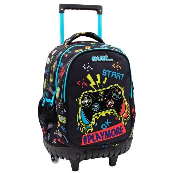 Sac à dos à roulettes Nerf Camo 46 CM - Cartable Trolley