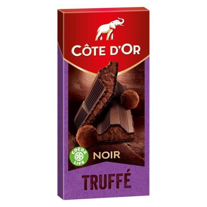 CÔTE D'OR Chocolat Truffé Noir 190G Lot De 4 Cdiscount Au quotidien