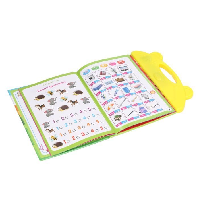 YOSOO Tablette de lecture arabe Enfants livre sonore jouet motifs