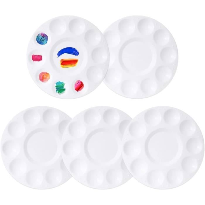 Palette Ronde de Mélange | Palette métallique pour mélanges - GSW Palette Ronde de Mélange | Palette métallique pour mélanges - GSW