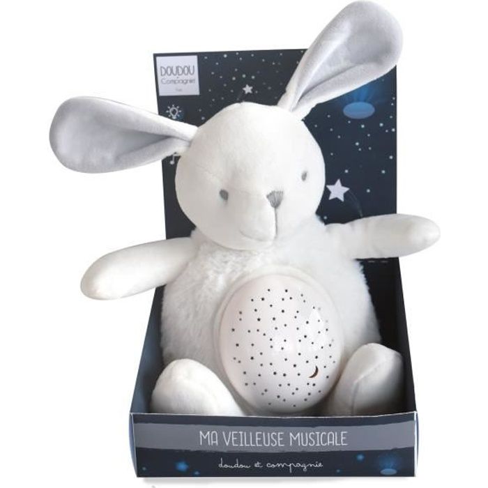 Doudou Et Compagnie Lapin Veilleuse Musicale Cdiscount Puericulture Eveil Bebe
