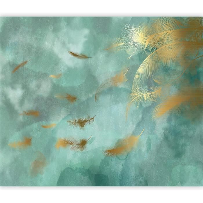 Murando Papier Peint Intissé Fleurs Magnolia 400x280 Cm Décoration