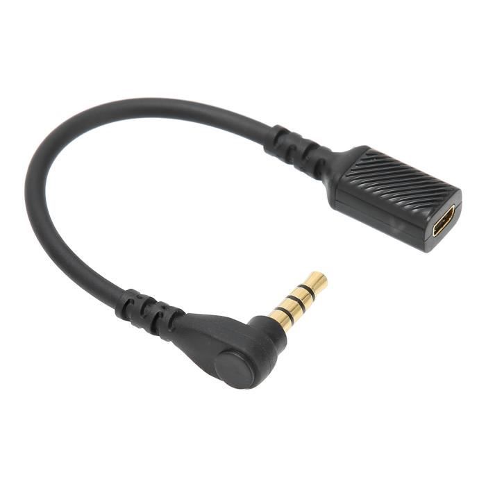 Câble Audio Rallonge Casque Lumineux - Compatible G233 G433 GPRO GPROX, Cuivre OFC, Contrôle Volume Et Micro