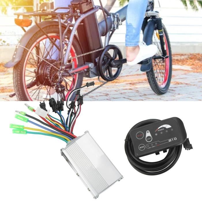 VGEBY Kit Conversion Vélo Électrique, Contrôleur Accélérateur Pédale, Phare et Commutateur 48V