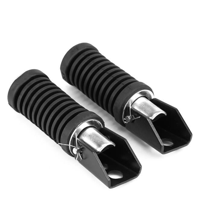 Repose-pieds Passager Arrière Pour Suzuki GN125/QJ25/GS125/GT125-5 - Alliage Aluminium, Antidérapant, Montage Direct (paire)
