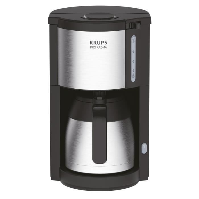 Cafetière filtre isotherme KRUPS Pro Aroma KM305D10 - 12 tasses - Maintien au chaud 4h - Anti-goutte
