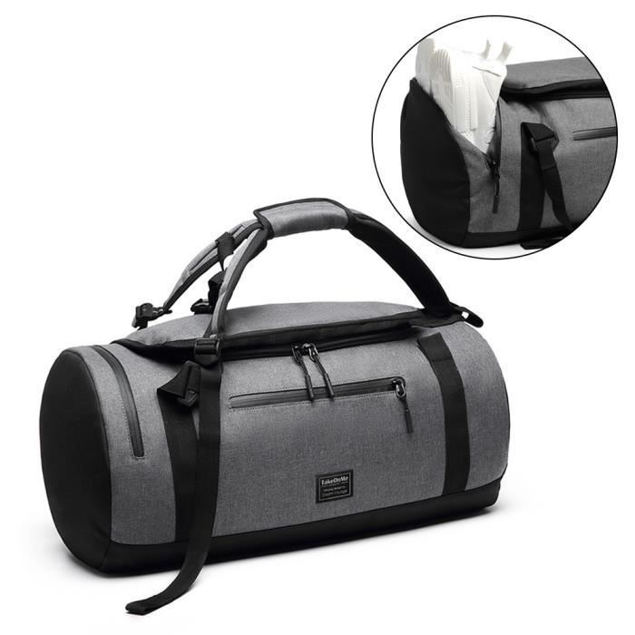 QKTYB Sac de voyage avec compartiment à chaussures, sac de sport séparé,  sac de sport étanche, grand sac de rangement pour homme et femme, pour le