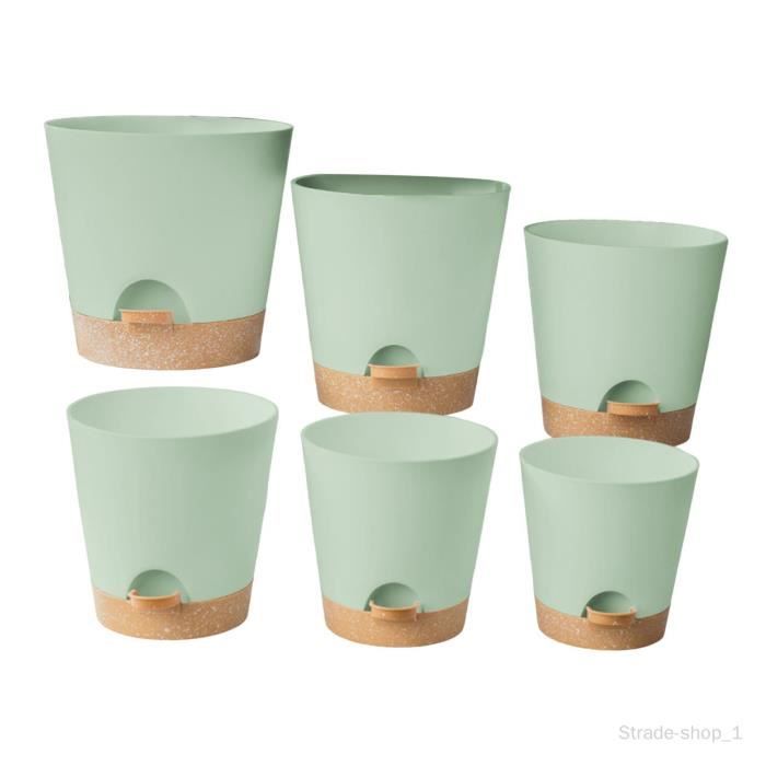 Lot De 4 Jardinières 30x13x12 Cm Anthracite - Avec Réservoir D'eau, Pour Balcon, Rebord Fenêtre - 13