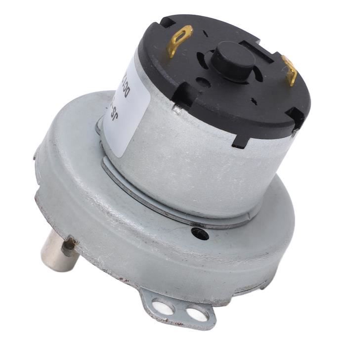 Duokon Moteur à Engrenages Avec Encodeur Moteur à Engrenages à Vis Sans Fin JGY‑370 CC Avec