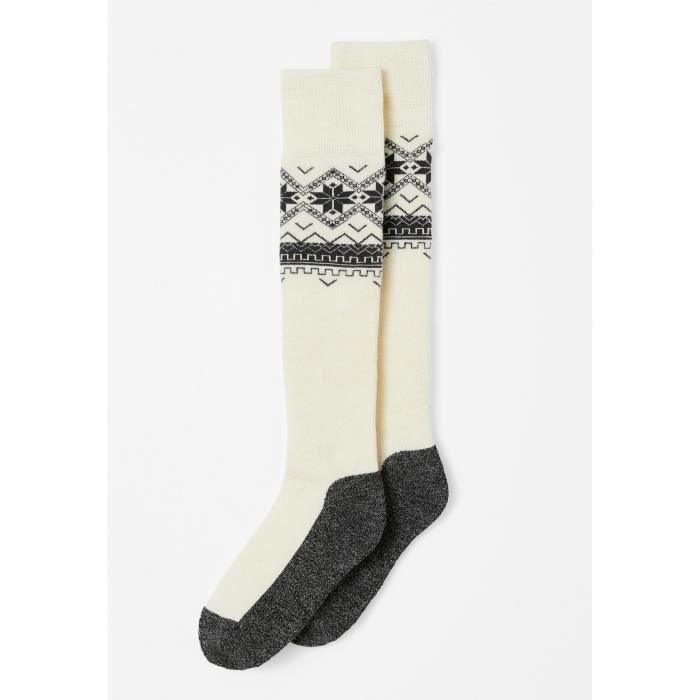 Acheter Chaussettes femme Lot de 4 Blanc cassé ? Bon et bon marché