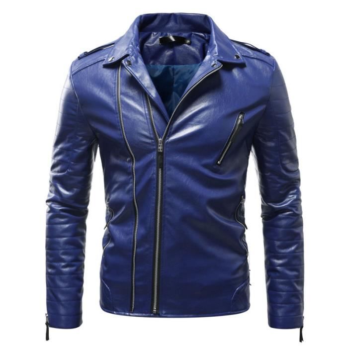 Veste cuir homme marque best sale