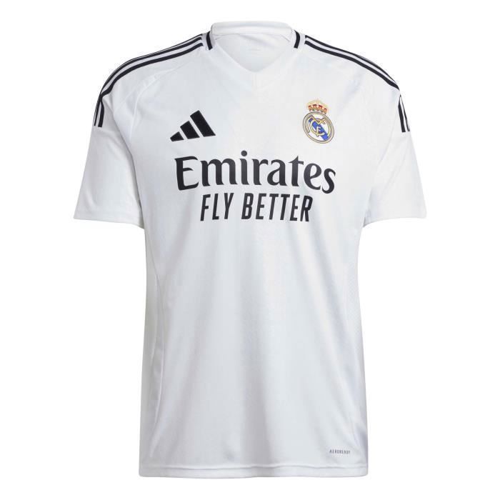 T-Shirt - Adidas - Sport Real H Jsy - Blanc - Homme - Manches courtes - Respirant