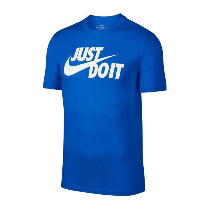 nike just do it t shirt blue