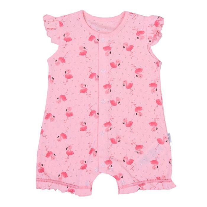 Combishort Bebe Fille En Coton Bio Flamants Roses Rose Cdiscount Pret A Porter Combishort Bebe Fille En Coton Bio Flamants Roses Rose Cdiscount Pret A Porter