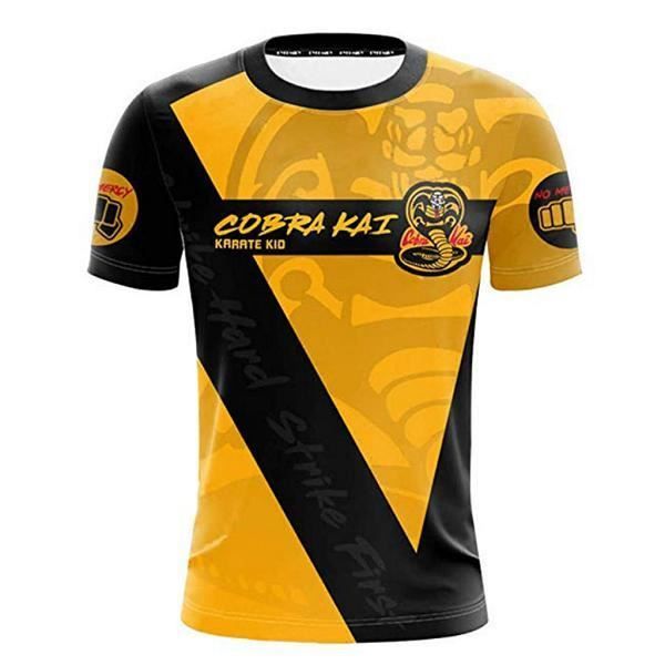 Dessin anim de sweat shirt Le karat enfant Cobra Kai veste capuche impression 3D Animation v tements Cosplay manteau sweat ca